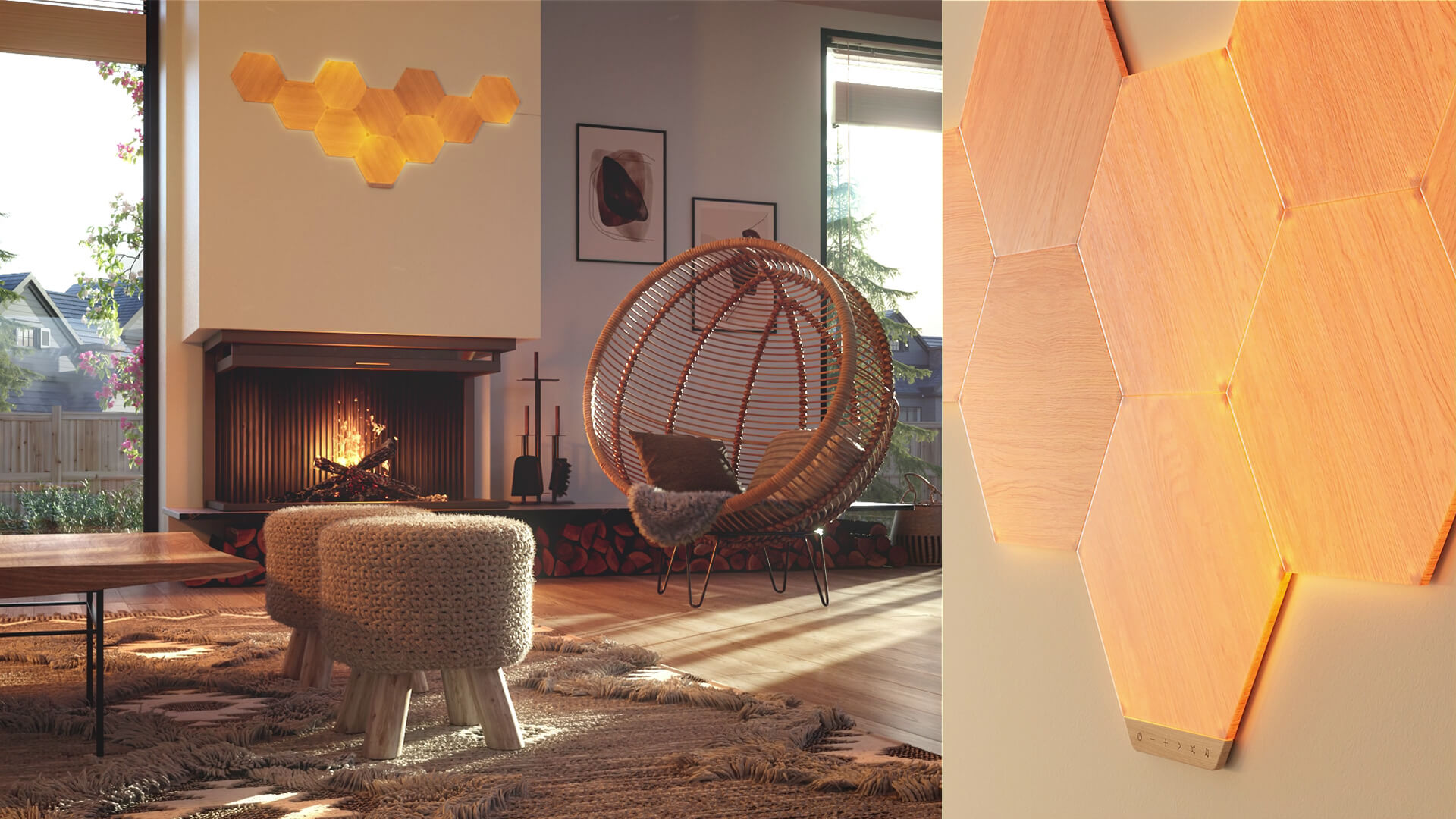 Nanoleaf Elements | Smart LED Wood Look Hexagons (Japan)