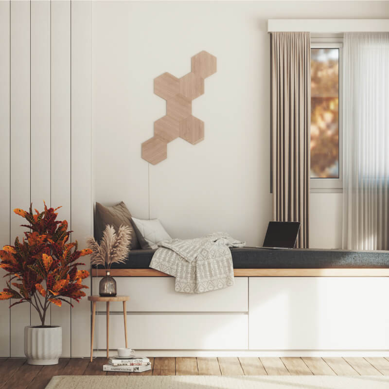 Nanoleaf Elements | Wood Look Panels | Smart LED Lights