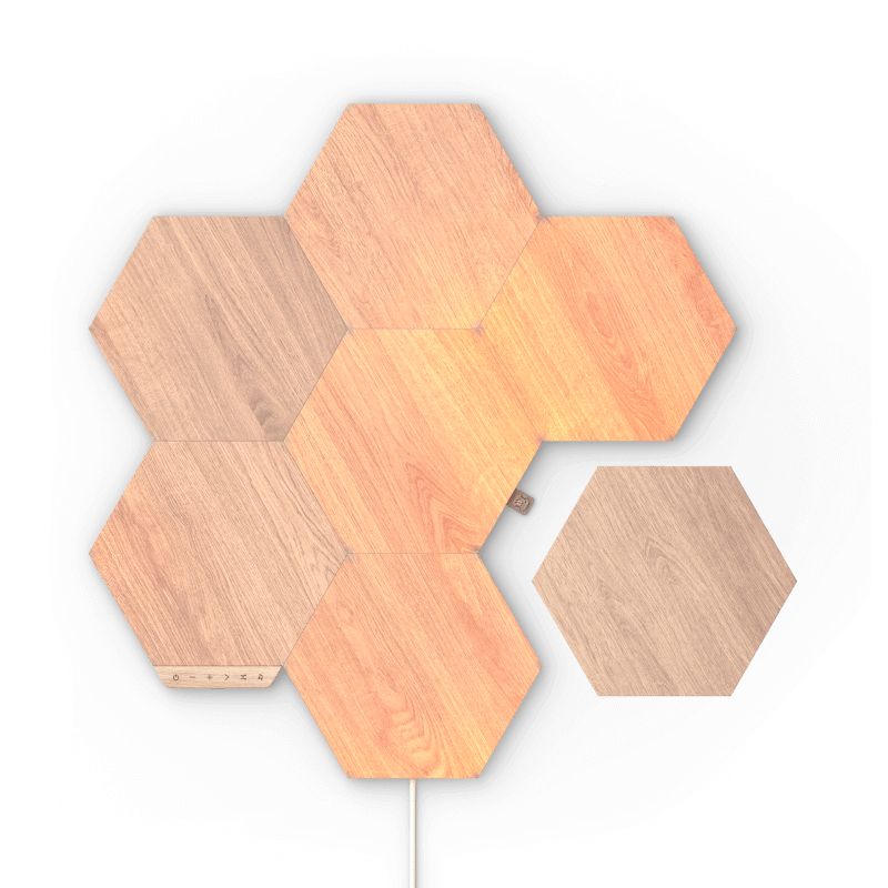 Nanoleaf Elements | Wood Look Panels | Smart LED Lights