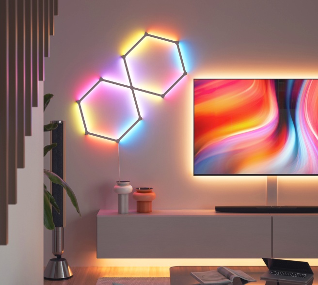 Nanoleaf Lines | Smart LED Wall Lights | Backlit Light Bars