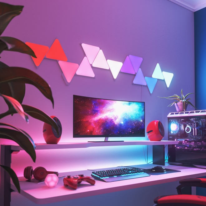 Nanoleaf Shapes | Smart Color-Changing LED Wall Light Panels